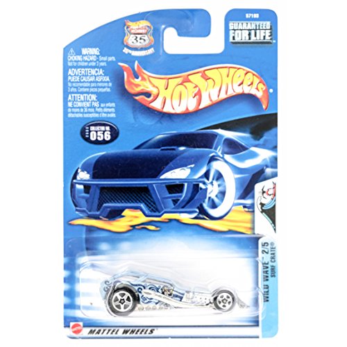 Hot Wheels 2003 Wild Wave Surf Crate 2/5 BLUE 056 1:64 Scale