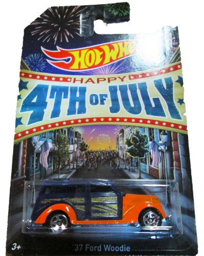 Hot Wheels - Happy 4th of July 2013 - 6/6 - '37 Ford Woodie by Mattel