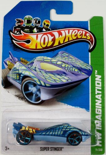 Hot Wheels Super Stinger "Surf Patrol" (Blue) (HW Imagination - 2013) #71/250 1:64 Scale Die-Cast Racer