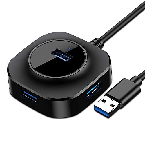 Hub USB, Hub USB 3.0 de 4 puertos, hub de datos portátil ultra delgado aplicable para i-Mac Pro, MacBook, Mac Mini/Pro, Surface Pro, Notebook PC, portátil, unidades flash USB y HDD móvil Hub USB, Hub USB 3.0 de 4 puertos, hub de datos portátil ultra delgado aplicable para i-Mac Pro, MacBook, Mac Mini/Pro, Surface Pro, Notebook PC, portátil, unidades flash USB y HDD móvil