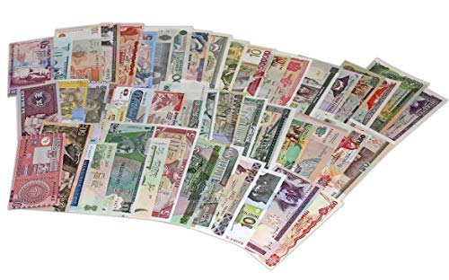 IMPACTO COLECCIONABLES Billetes del Mundo, 50 Billetes Diferentes de 50 Países Distintos