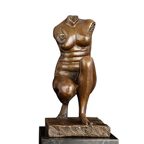 IUYJVR Estatua de Venus, Escultura de Bronce, Diosa Griega, Escultura artística, Estatua, colección de decoración, Modelo de Metal, Manualidades H23cm