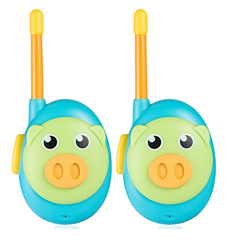 Jaybest Walkie Talkie, 2 Pack Walkie Talkie para Niños con Radio Bidireccional 1 Millas de Largo Alcance, Regalos para Niños de 3+ años. (Azul) Jaybest Walkie Talkie, 2 Pack Walkie Talkie para Niños con Radio Bidireccional 1 Millas de Largo Alcance, Regalos para Niños de 3+ años. (Azul)