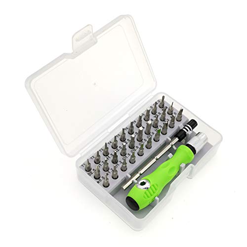 Juego de Destornilladores de Precisión,32-in-1 Juego de Reparación con Destornilladores Torx y llaves Allen para Smartphone PC Xbox Cámara Reloj Tablet PC Gafas Portátil Laptop