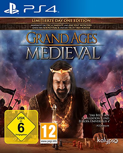 Kalypso Grand Ages: Medieval Básica + DLC PlayStation 4 Alemán vídeo - Juego (PlayStation 4, Estrategia, Modo multijugador)