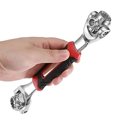 Konesky - Llave de vaso multifunción con 8 herramientas en una llave de tigre que funciona con pernos de spline Torx métrico Konesky - Llave de vaso multifunción con 8 herramientas en una llave de tigre que funciona con pernos de spline Torx métrico
