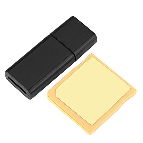 Lantro JS Tarjeta de Memoria del Juego, identificación automática del Dispositivo de Respaldo del Juego, transmisión de Alta Velocidad portátil, fácil de operar para computadora PC(Golden)