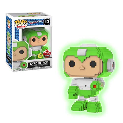 Luckly77 Cdbest POP B-bit Series Figura Megaman – Gyro Attack Specialist – Figura de acción de vinilo exquisita caja – 9,9 pulgadas Luckly77 Cdbest POP B-bit Series Figura Megaman – Gyro Attack Specialist – Figura de acción de vinilo exquisita caja – 9,9 pulgadas