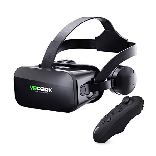 LYVRYJ VR Auriculares 3D Gafas de Realidad Virtual Dispositivo de Realidad Virtual Gafas de Películas Pack con Mando a Distancia Durante 4,0-6,0 Pulgadas Smartphones,style5