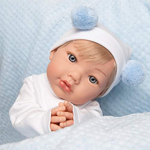 MARÍA JESÚS Bebe Reborn Silicona Muñecas para niñas con Decorado con rojeces y Pliegues, 2kg de Peso y Efecto caída Cabeza, Muñecas Reborn de Vinilo Siliconado, Muñecos Reborn Hechos en España MARÍA JESÚS Bebe Reborn Silicona Muñecas para niñas con Decorado con rojeces y Pliegues, 2kg de Peso y Efecto caída Cabeza, Muñecas Reborn de Vinilo Siliconado, Muñecos Reborn Hechos en España