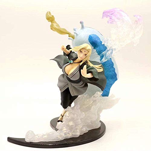 Mdcgok Naruto Cinco Generaciones Tsunade Figura de acción Modelo PVC animación Personaje Estatua niños Regalo 20cm-20 centímetros