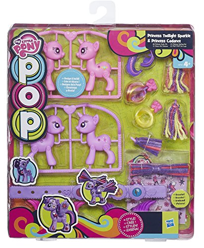 Mi pequeño Pony - Set para Decorar tu Pony, Incl. Princesa Twilight Sparkle y Cadance con Accesorios