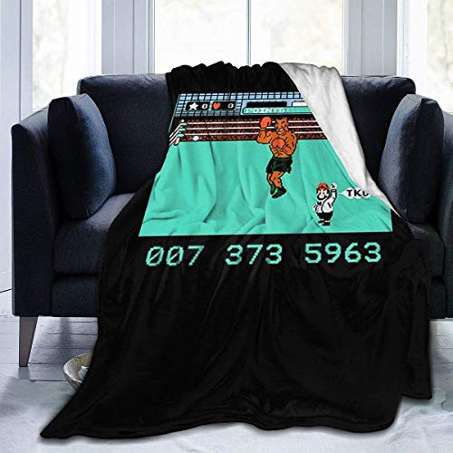 Mike Tysons Punch Out NES - Manta de forro polar (152,4 x 127 cm)