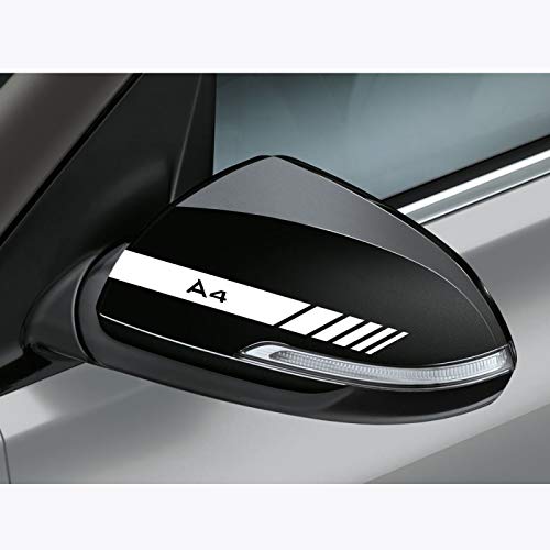 MYlnb 2 uds Pegatinas de Espejo retrovisor de Coche, para Audi A3 8P 8V A4 B8 A6 S1 S2 S3 S4 S5 S6 S7 S8 SQ5 SQ7, Accesorios de Coche Pegatinas de película de Vinilo MYlnb 2 uds Pegatinas de Espejo retrovisor de Coche, para Audi A3 8P 8V A4 B8 A6 S1 S2 S3 S4 S5 S6 S7 S8 SQ5 SQ7, Accesorios de Coche Pegatinas de película de Vinilo