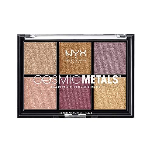 NYX PROFESSIONAL MAKEUP - Paleta de Sombras de Ojos Cosmic Metals Shadow Palette - Tono 1 Electric Color Multicolor NYX PROFESSIONAL MAKEUP - Paleta de Sombras de Ojos Cosmic Metals Shadow Palette - Tono 1 Electric Color Multicolor