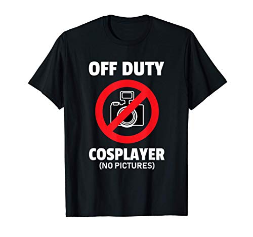 Off Duty Cosplayer No Pictures Tee - Disfraz de anime Camiseta