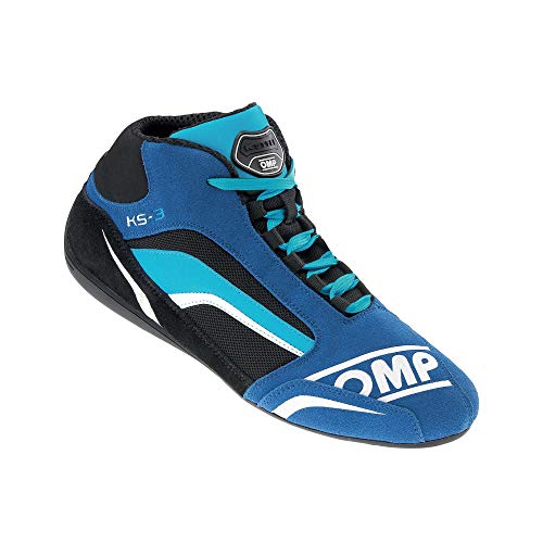 OMP IC/81324140, Zapatillas Altas de Running, Multicolor (Azul/Negro/Cian), Talla 40