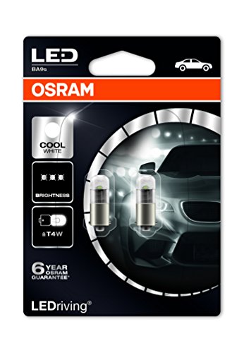 Osram 3850CW-02B LEDriving LED Retrofit T4W Luz de Interior Cool White 6000K, Blister Doble