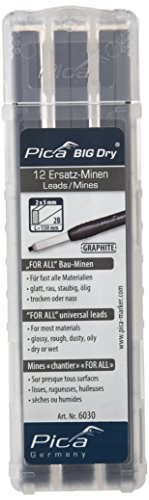 Pica 6030/SB Minas grafito universal, Negro, Set de 12 Piezas Pica 6030/SB Minas grafito universal, Negro, Set de 12 Piezas