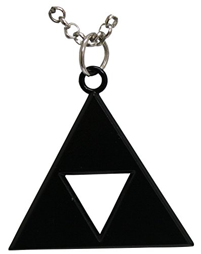 PIDAK Collar triángulo Negro en Cuello Metal Libre - 4.3 cm x 4.3 cm - Tienda