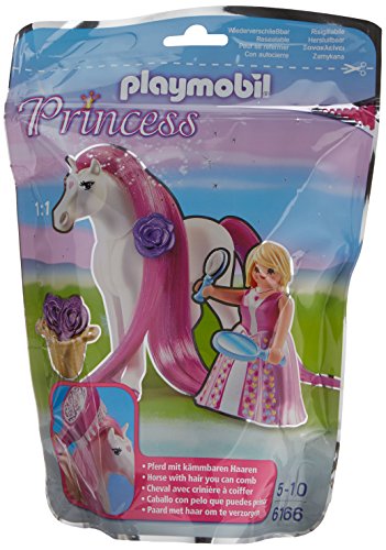 PLAYMOBIL - Princesa Rosa con Caballo (61660)