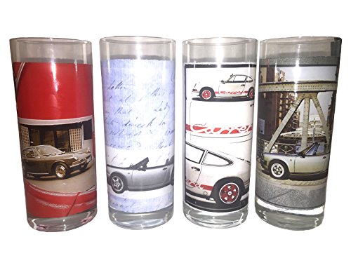 Porsche 911 de vasos Set de vasos, 4 pcs