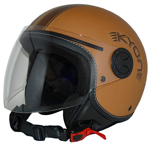 Protectwear H730-BR Casco Abierto con Facial con Visera Larga H730-BR-L, Hombre, Marrón, L Protectwear H730-BR Casco Abierto con Facial con Visera Larga H730-BR-L, Hombre, Marrón, L