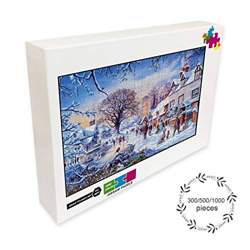 Pueblo En Invierno Rompecabezas De Madera Para Adultos 300/500/1000 Piezas Juegos De Juguetes Educativos Regalo Pinturas Decorativas Para El Hogar Ilustraciones Pueblo En Invierno Rompecabezas De Madera Para Adultos 300/500/1000 Piezas Juegos De Juguetes Educativos Regalo Pinturas Decorativas Para El Hogar Ilustraciones