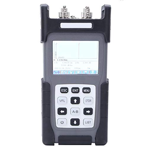Reflectómetro OTDR Reflectómetro óptico en el dominio del tiempo Detección de luz y alarma Pantalla táctil Probador OTDR para mantenimiento(110~240V, European standard)