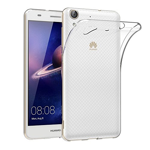 REY Funda Carcasa Gel Transparente para Huawei Y6 II / / Huawei Honor 5A, Ultra Fina 0,33mm, Silicona TPU de Alta Resistencia y Flexibilidad REY Funda Carcasa Gel Transparente para Huawei Y6 II / / Huawei Honor 5A, Ultra Fina 0,33mm, Silicona TPU de Alta Resistencia y Flexibilidad