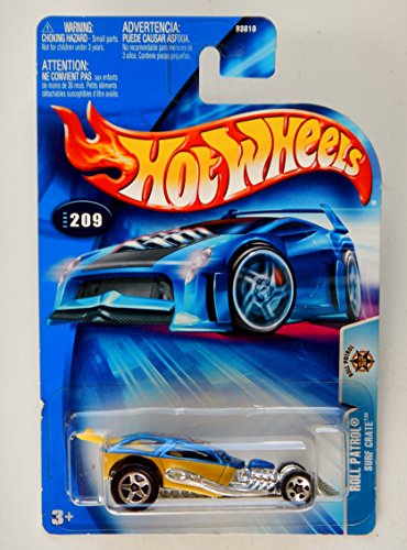 Roll Patrol Series Surf Crate Lime/Blue #2004-209 Collectible Collector Car Hot Wheels by Hot Wheels
