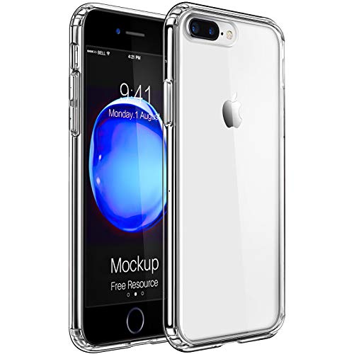 Seomusen Transparente Funda Compatible con iPhone 7 Plus/8 Plus(5,5"), Carcasa Protectora Antigolpes con PC Rígido + Marco TPU Flexible con Cojín de Esquina Parachoques Cover Anti-Caída Seomusen Transparente Funda Compatible con iPhone 7 Plus/8 Plus(5,5"), Carcasa Protectora Antigolpes con PC Rígido + Marco TPU Flexible con Cojín de Esquina Parachoques Cover Anti-Caída
