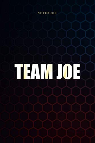 Simple Notebook Team Joe Fan Club teamjoe: To Do List, Journal, Budget, Goals, Over 100 Pages, Meal, Weekly, 6x9 inch