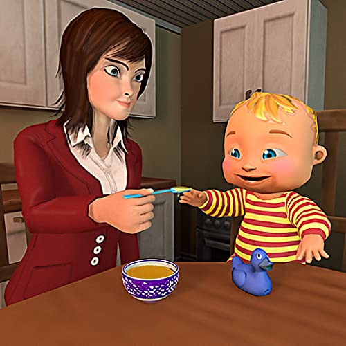 simulador de madre 3D: simulador de bebé virtual juegos de mamá de familia felices