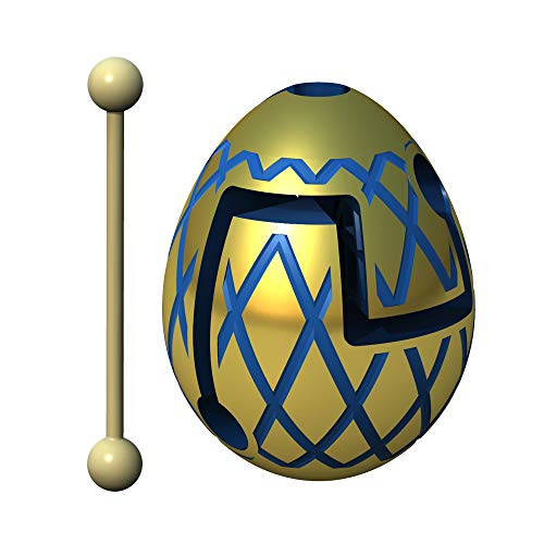 Smart Egg Jester Gold - 3D Puzle de Laberinto y Juguete Educativo para Niños, Nivel 4 en Una Increíble Serie Rompecabezas - Desafío y Diversión en La Solución del Laberinto Dentro del Huevo