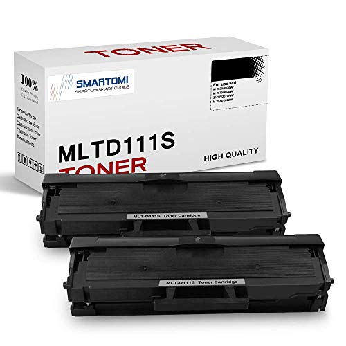 SMARTOMI - 2 cartuchos de tóner negro MLT-D111S compatibles con cartuchos Samsung MLTD111S para impresoras Samsung Xpress SL M2026, M2020, M2070, M2022 y M2071