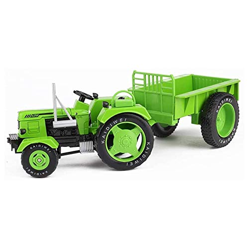STBAAS Coche de Juguete, 1:18 Die-Metal Toy Toy Car Coche Granja Tractor Simulación Ingeniería Vehículo Modelo Boy Girl Collection Collection Regalo (Color : Green)
