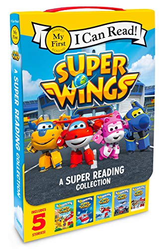 Super Wings: A Super Reading Collection: Cold Feet, a Super First Day, Lost Stars, Shark Surf Surprise, Airport Adventure (Super Wings: My First I Can Read)
