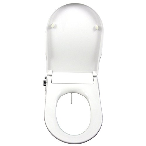 Tapa del inodoro CG104 con mecanismo de cierre automático | WC con ducha integrada en el asiento del inodoro | Funciona sin electricidad | Limpieza con agua | higiene íntima | Bidé y tapa del inodoro en uno Tapa del inodoro CG104 con mecanismo de cierre automático | WC con ducha integrada en el asiento del inodoro | Funciona sin electricidad | Limpieza con agua | higiene íntima | Bidé y tapa del inodoro en uno