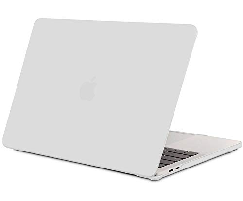 TECOOL Funda para MacBook Pro 13 2016/2017/2018/2019, Cubierta de Plástico Dura Case Carcasa para MacBook Pro 13 Pulgadas con/sin Touch Bar (Modelo:A1706 / A1708 / A1989/ A2159) -Mate Transparente