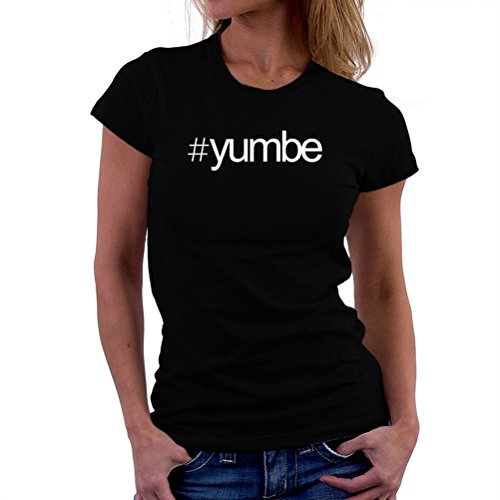 Teeburon Hashtag Yumbe Bold Text Camiseta Mujer