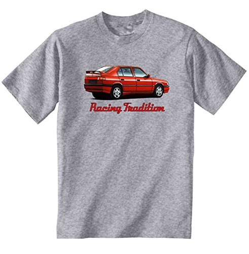 TEESANDENGINES Alfa Romeo 33 - New Cotton Grey Tshirt Camiseta Gris para Hombre de Algodon Size Xlarge