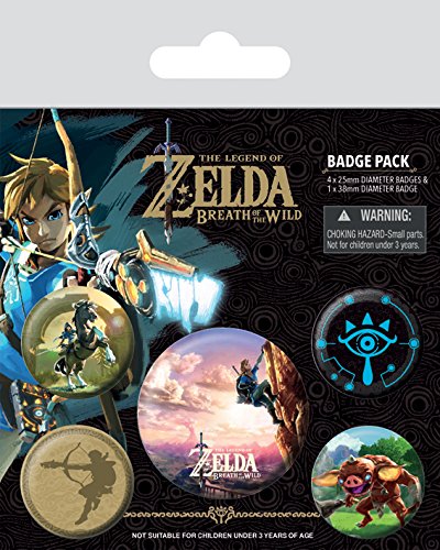 The Legend Of Zelda: Breath Of The Wild - Badge Pack The Climb