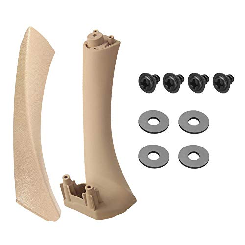Tirador de Puerta de Coche, Everpert Lado Derecho Interior del Panel de la Puerta Delantera Tirar de Ajuste de la Cubierta + Cubierta, E90 E91 3 Series Interior del Coche Accesorios (Beige) Tirador de Puerta de Coche, Everpert Lado Derecho Interior del Panel de la Puerta Delantera Tirar de Ajuste de la Cubierta + Cubierta, E90 E91 3 Series Interior del Coche Accesorios (Beige)