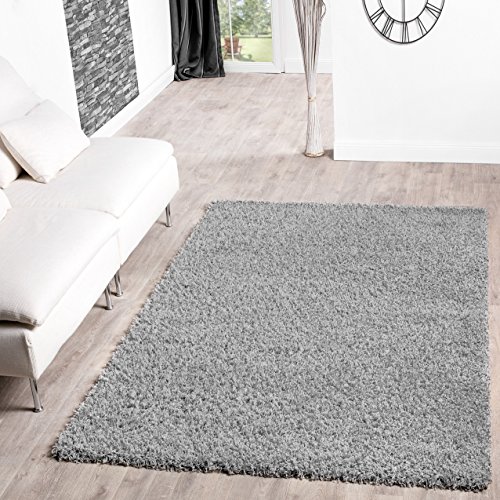 T&T Design Shaggy - Alfombra para salón, diferentes precios, varios colores, gris, 230x320 cm T&T Design Shaggy - Alfombra para salón, diferentes precios, varios colores, gris, 230x320 cm
