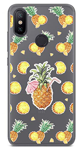 Tumundosmartphone Funda Gel Transparente para XIAOMI MI 6X / MI A2 diseño PIÑA Dibujos Tumundosmartphone Funda Gel Transparente para XIAOMI MI 6X / MI A2 diseño PIÑA Dibujos