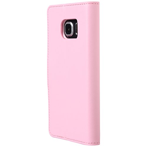 Ultratec Funda protectora de cuero sintético para Samsung S6 edge, con función de soporte y compartimentos interiores, fucsia Ultratec Funda protectora de cuero sintético para Samsung S6 edge, con función de soporte y compartimentos interiores, fucsia