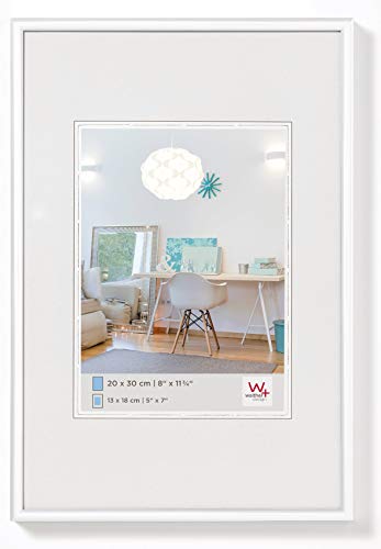 Walther Design KV460W New Lifestyle, Marco di Plástico, 40 x 60 cm, Blanco, Pack de 1 Walther Design KV460W New Lifestyle, Marco di Plástico, 40 x 60 cm, Blanco, Pack de 1