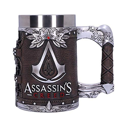 Weird Or Wonderful ASSASSINS CREED TANKARD OF THE BROTHERHOOD 15,5 cm – Taza con licencia oficial en caja de regalo coleccionable Nemesis Now The Hidden Blade Gaming Weird Or Wonderful ASSASSINS CREED TANKARD OF THE BROTHERHOOD 15,5 cm – Taza con licencia oficial en caja de regalo coleccionable Nemesis Now The Hidden Blade Gaming