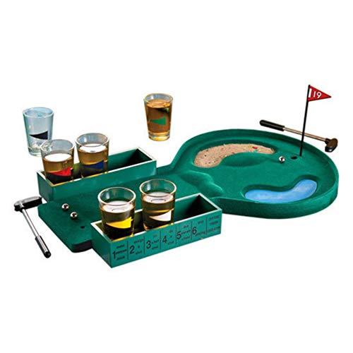 winnerurby Juego de minigolf, piscina de juegos de mesa para jugar al golf, accesorios interesantes para fiestas, para beber cerveza, familia, bar, fiesta